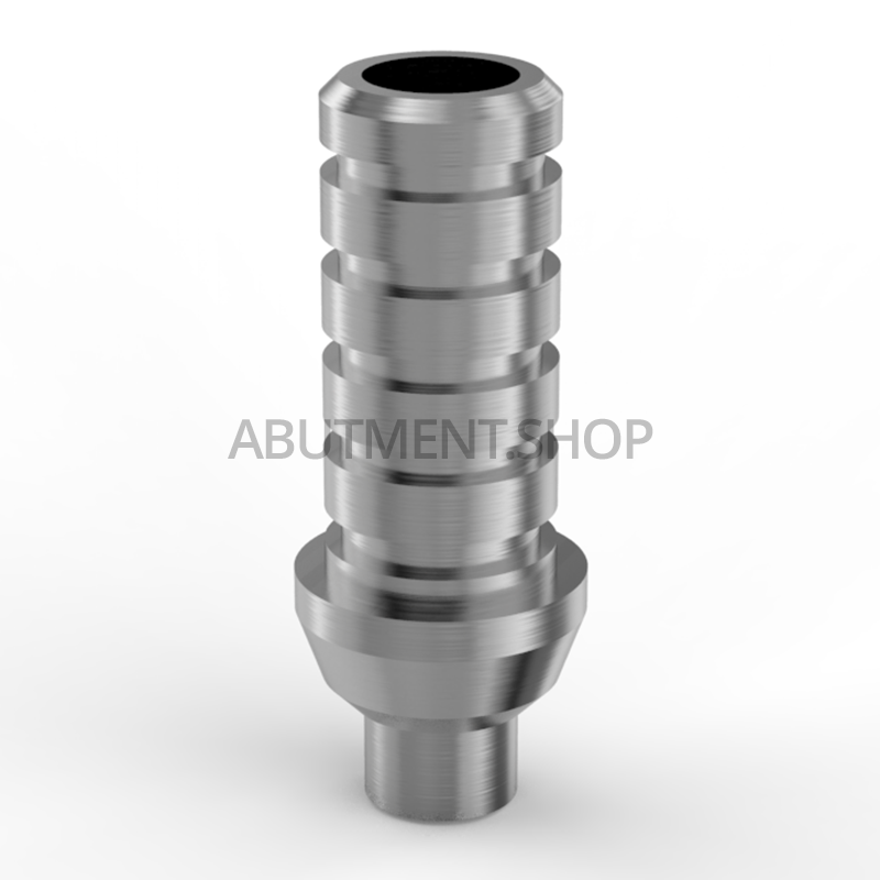 Rotational Temporary Straight Titanium Abutment For Dental Implant Internal Hex RP