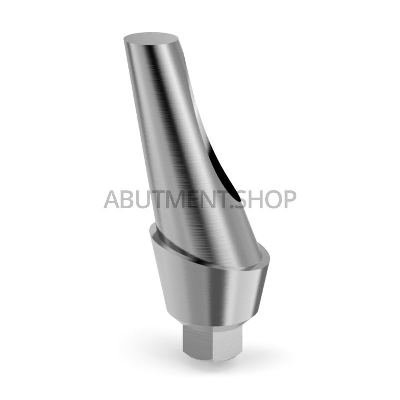 15° Angled Titanium Shoulder Abutment for Dental Implant Internal Hex RP