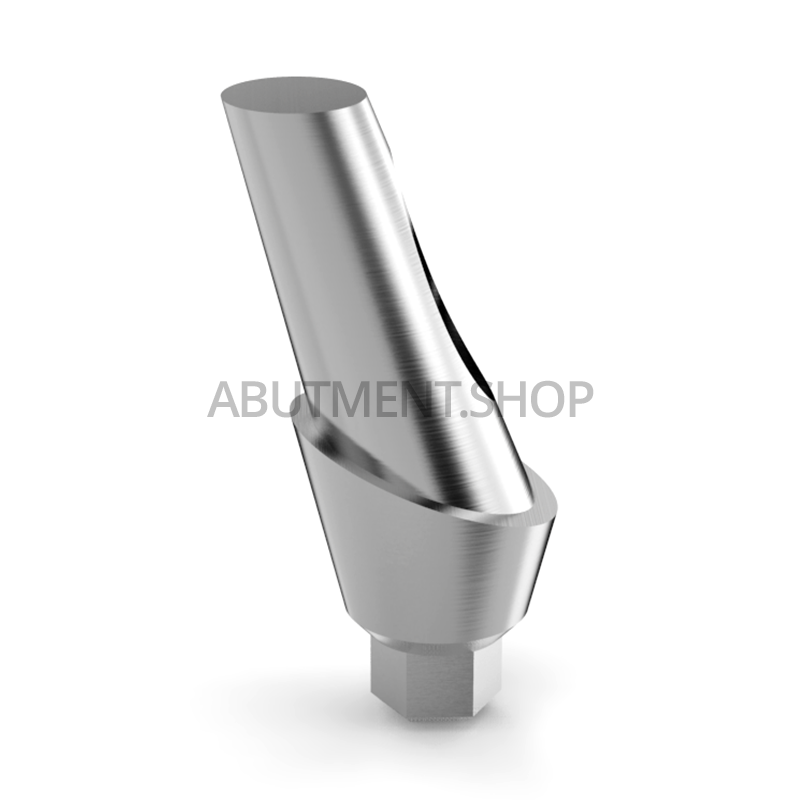 25° Angled Titanium Shoulder Abutment For Dental Implant Internal Hex NP