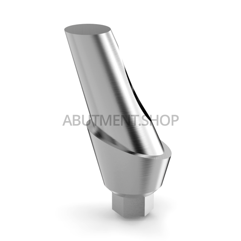 25° Angled Titanium Shoulder Abutment For Dental Implant Internal Hex RP