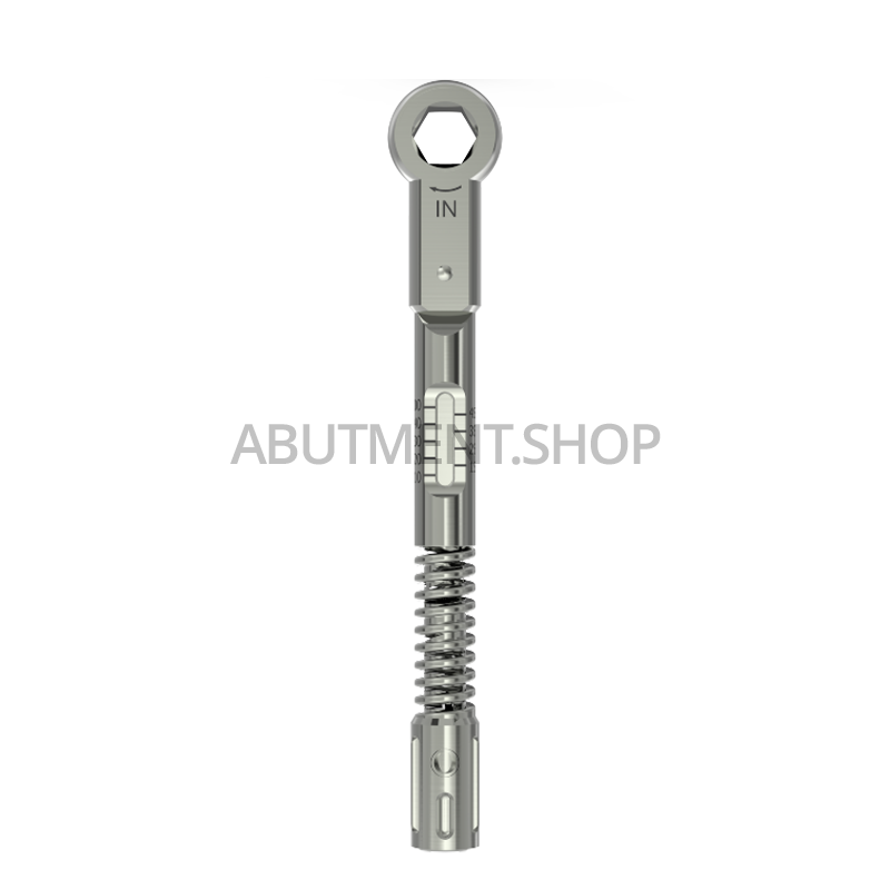 Premium Torque Ratchet Wrench 10-45 Ncm - 6.35mm Hex for Dental Implant