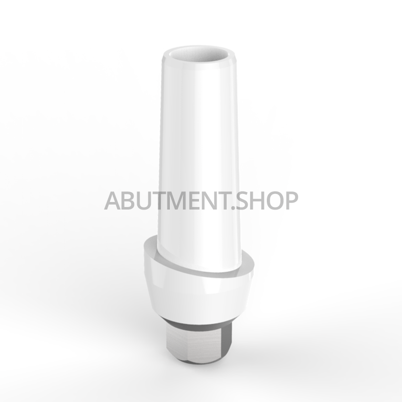 Straight Zirconia Abutment Titanium Base Internal Hex NP